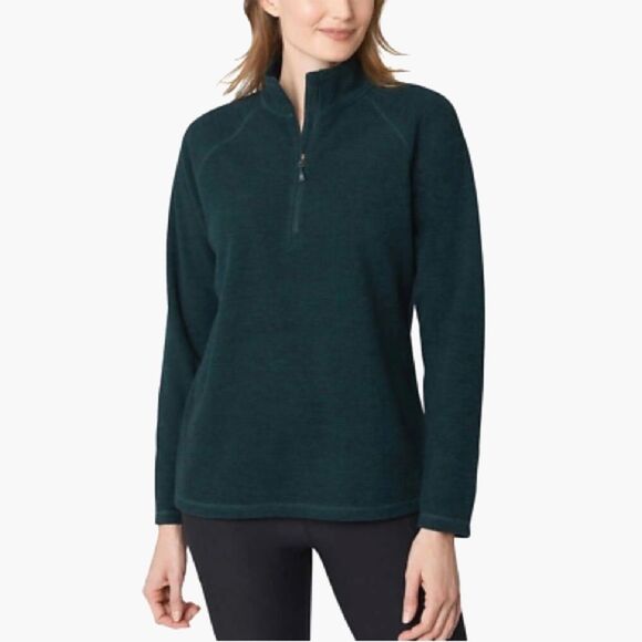 Eddie Bauer - Women's Ultra Soft Fleece 1/4 Zip - size M NWT - Picture 1 of 6